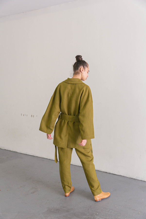 MARA HOFFMAN ATTICUS JACKET - OLIVE MARA HOFFMAN ATTICUS JACKET - OLIVE