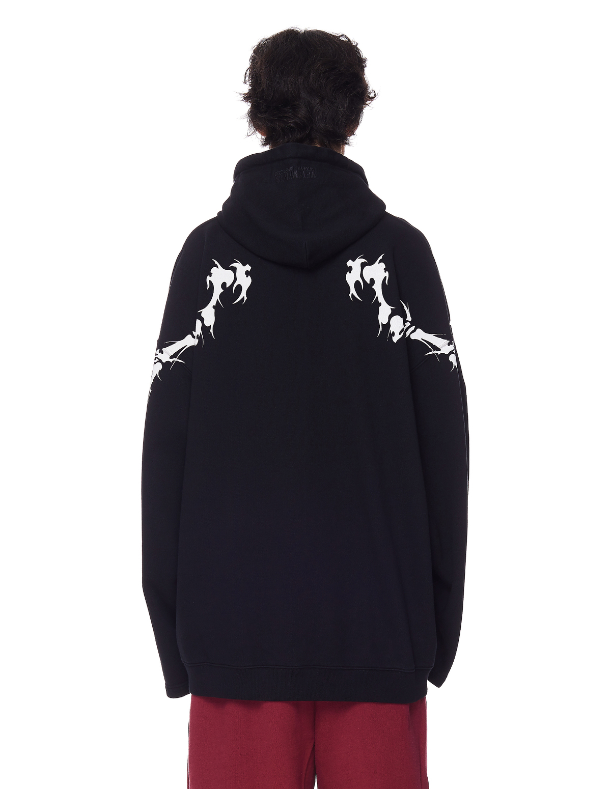 Vetements Dominium In Rectum Hoodie ブラック Vetements Dominium In Rectum Zip-Up Hoodie - Black | Garmentory