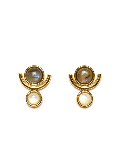 Lizzie Fortunato New Age Reflection Earrings Lizzie Fortunato New Age Reflection Earrings
