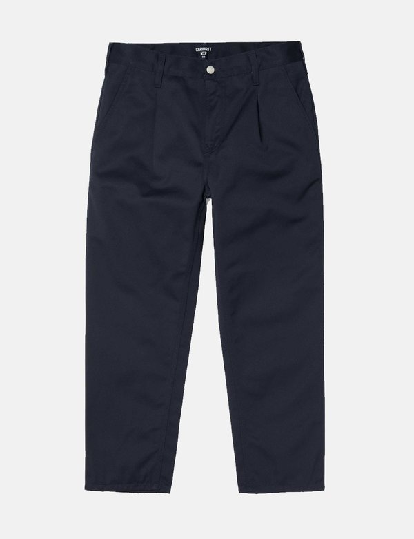CARHARTT WIP Carhartt-WIP Abbott Pant 'Denison Twill' (Tapered Fit) Dark  Navy Rinsed on Garmentory