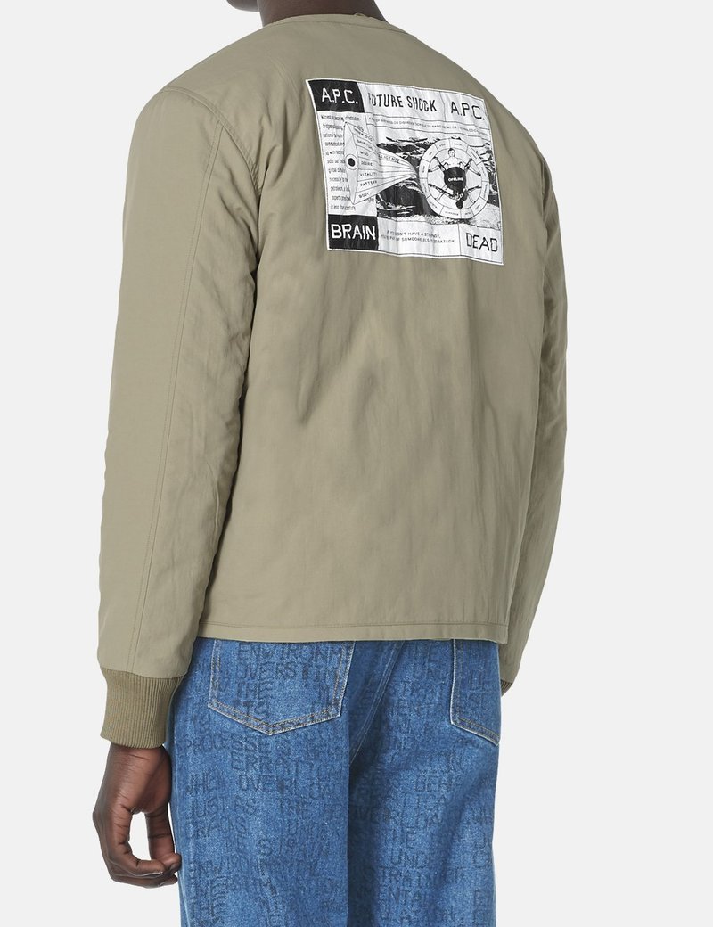 x Brain Dead Veste Imhotep Indigo Delave Garmentory