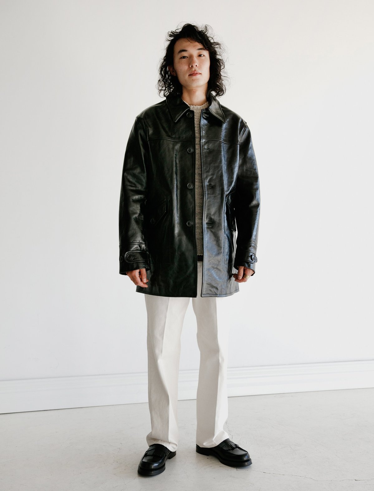 ジャケット・アウター our legacy buta coat Our Legacy - DB Buta Coat Mud Dyed Cotton
