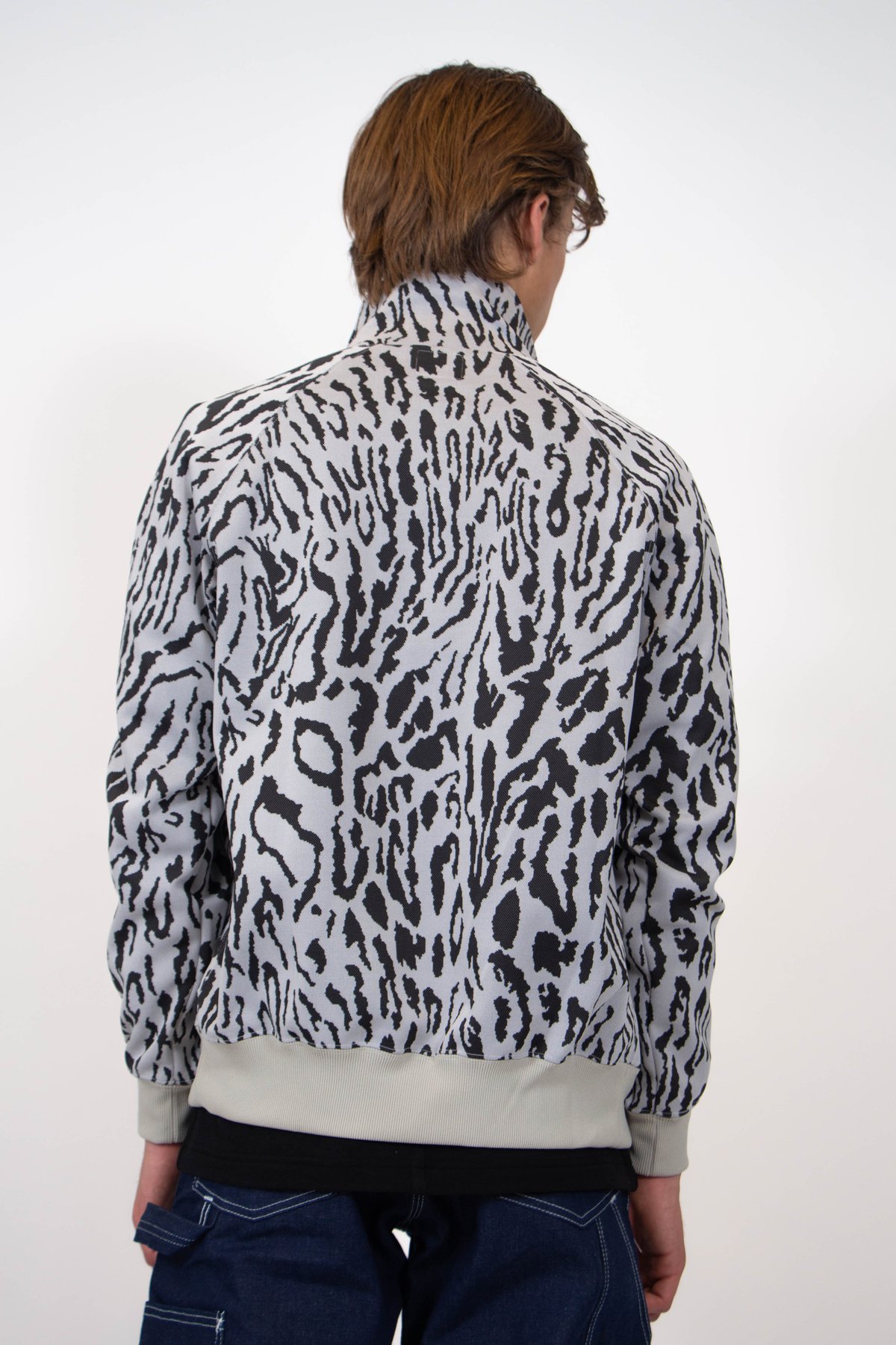 Needles Poly Jacquard Track Jacket - Leopard | Garmentory