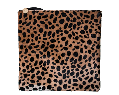 Clare V. Foldover Clutch in Leopard Hair Clare V. Foldover Clutch in Leopard Hair