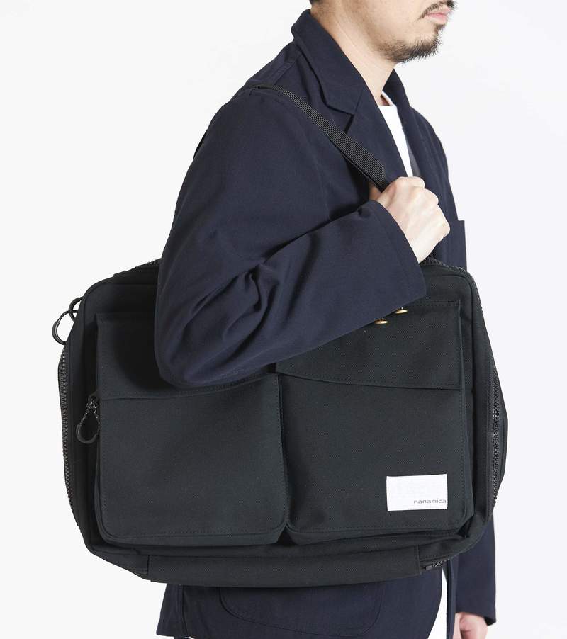 Nanamica 3way Briefcase - Navy | Garmentory