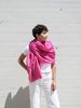 block shop fan scarf - fuchsia - Thumbnail 1