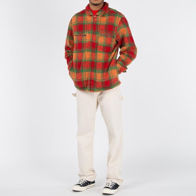 PLEASURES Sherbert Zip Shirts