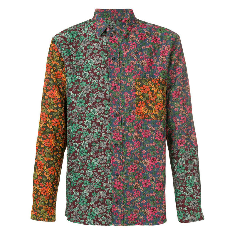 Henrik Vibskov Growing Shirt - Mixed Flowers Jacquard | Garmentory