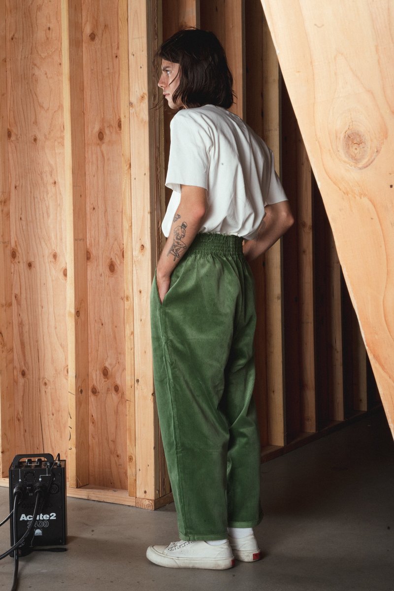 Camiel Fortgens Grandpa Corduroy Pants - Green | Garmentory