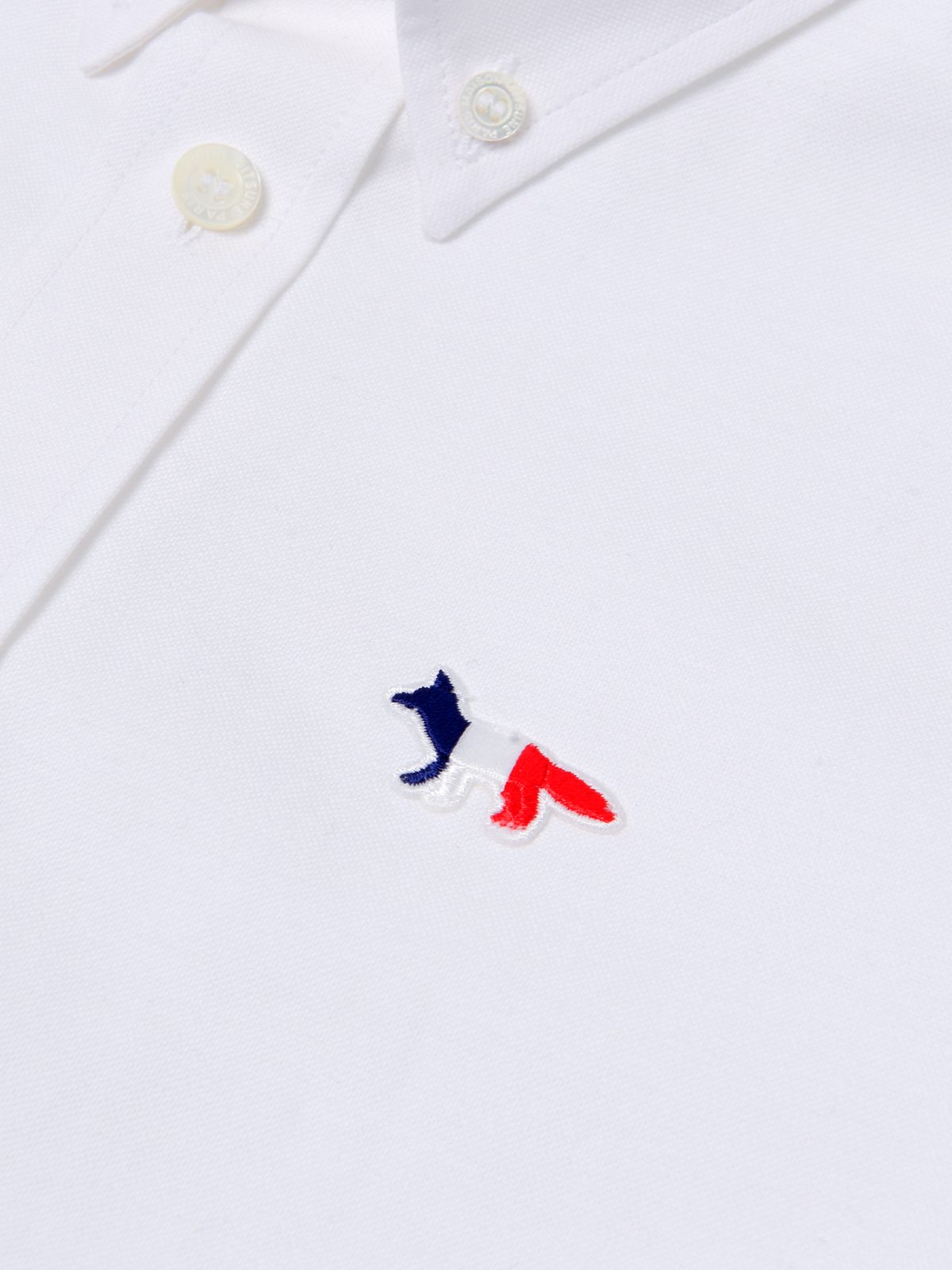 MAISON KITSUNE&#39; - MAISON KITSUNÉ　OXFORD TRICOLOR FOX Maison Kitsuné - Tricolor Fox Patch Classic Button Down L/S