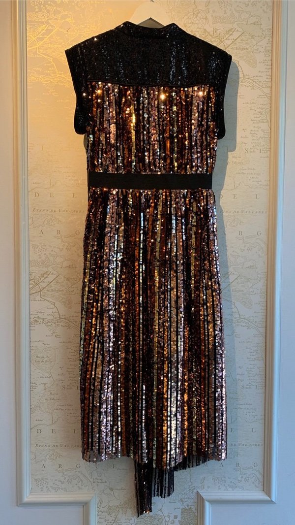 Manoush All Sequin Wrap Dress | Garmentory