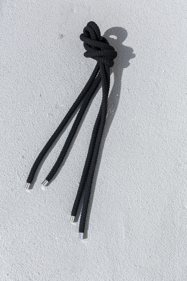 MR. LARKIN ROPE BELT - BLACK MR. LARKIN ROPE BELT - BLACK