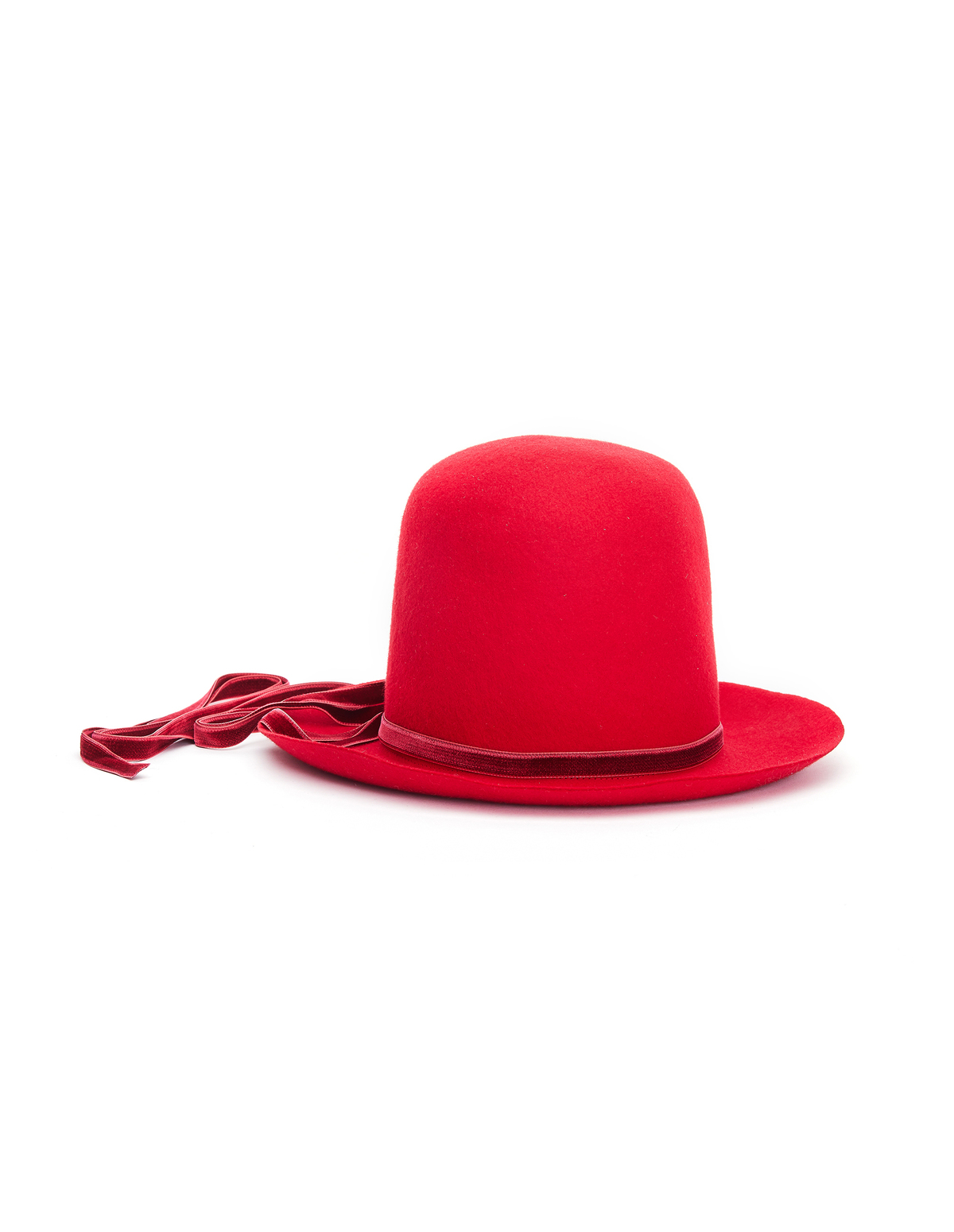 Ann Demeulemeester Wool Ambra Hat - Red | Garmentory