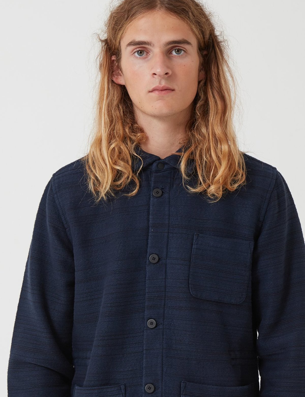 Folk Assembly Jacket - Navy Texture | Garmentory