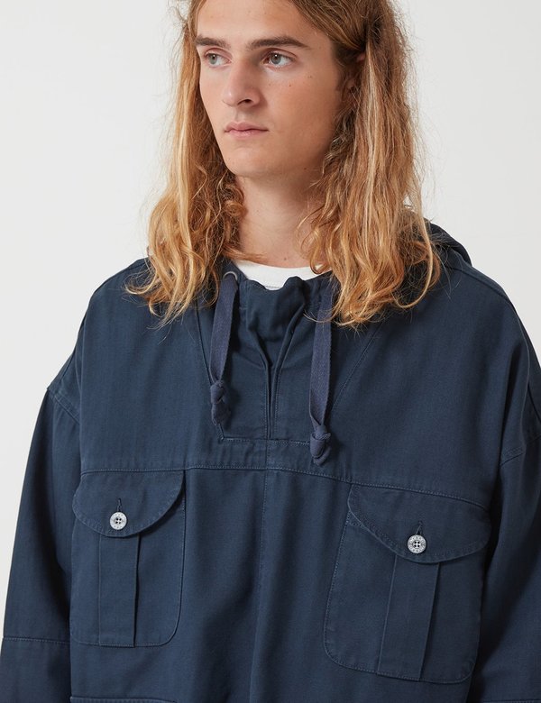 Nigel Cabourn British Army Smock Jacket - Black Navy | Garmentory