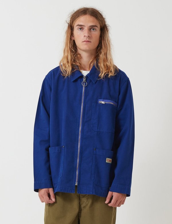 Nigel Cabourn Welders Jacket - Royal Blue Nigel Cabourn Welders Jacket - Royal Blue