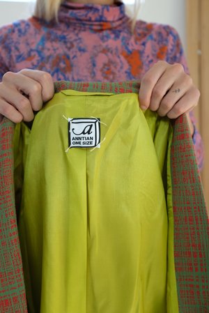 Anntian Binder Jacket - Red/Green Weave Anntian Binder Jacket - Red/Green Weave