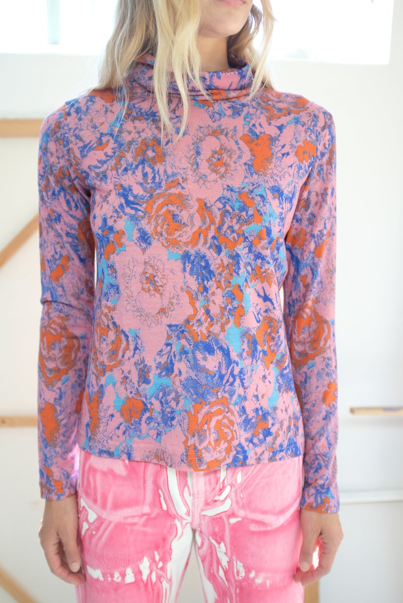 Anntian Rolli Top Print Panel Garmentory