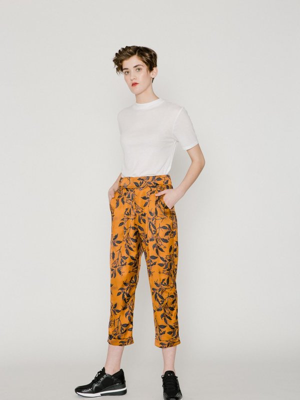 Allison Wonderland Palmer Pant - Copper Floral Allison Wonderland Palmer Pant - Copper Floral