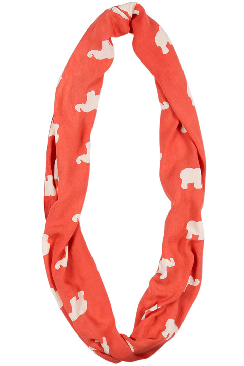 Symbology Marching Elephants Infinity Scarf Symbology Marching Elephants Infinity Scarf