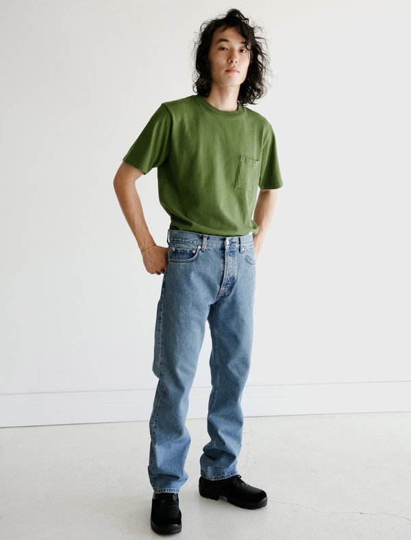 Sefr Mens Straight Cut Jeans - Stone Wash | Garmentory