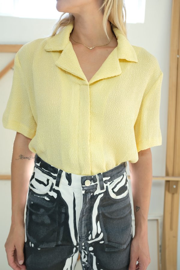 Beklina Sfumato Blouse - Lemon Beklina Sfumato Blouse - Lemon