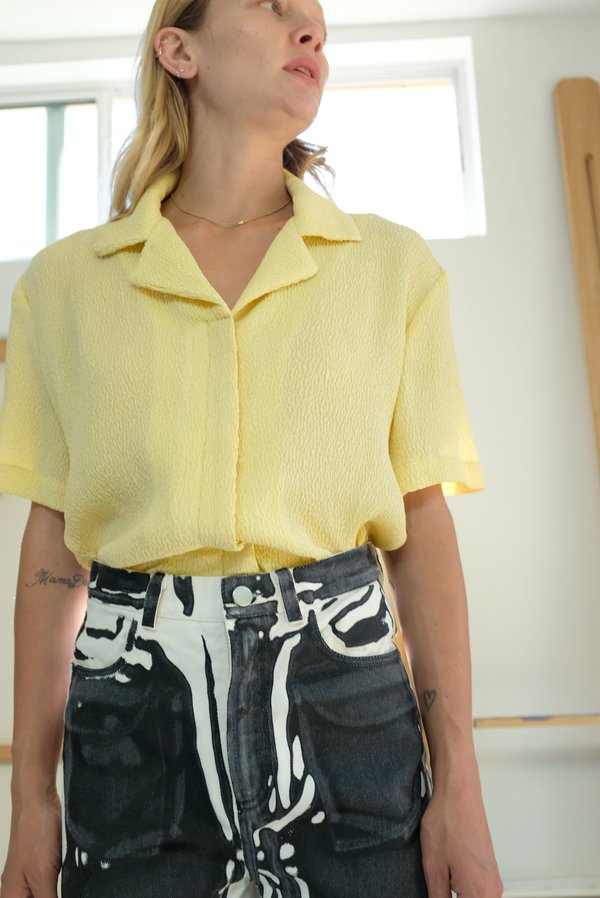 Beklina Sfumato Blouse - Lemon Beklina Sfumato Blouse - Lemon