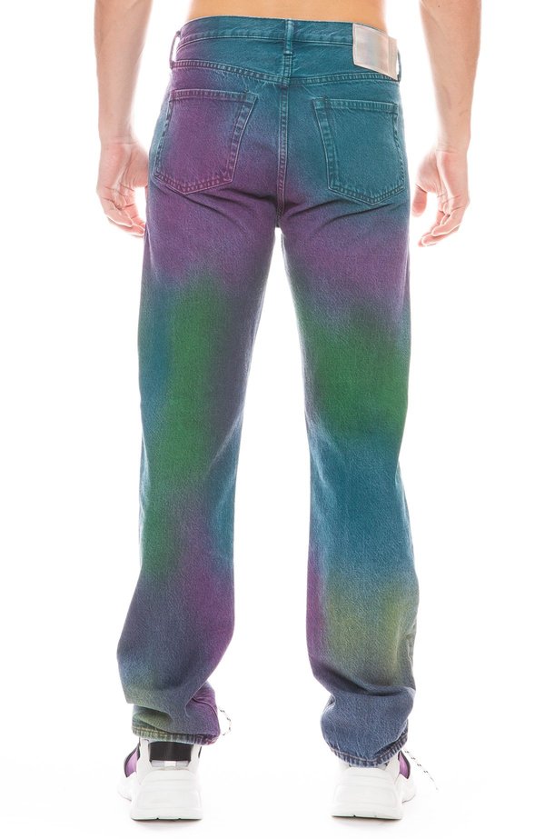 acne studios Blå Konst 1996 Jeans - Rainbow Spray | Garmentory