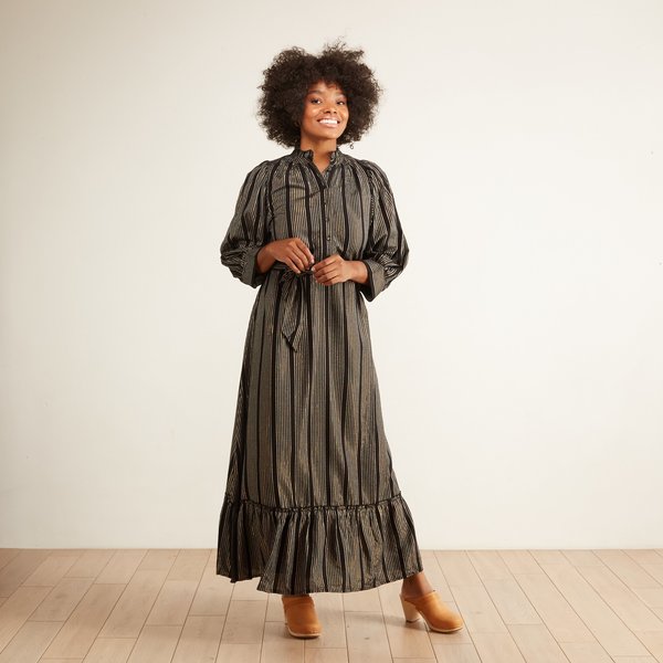 Antik Batik Meeti Victorian Dress - Black | Garmentory