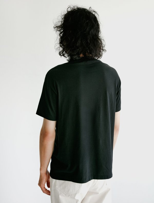 Auralee Seamless Crewneck Tee - Black Auralee Seamless Crewneck Tee - Black