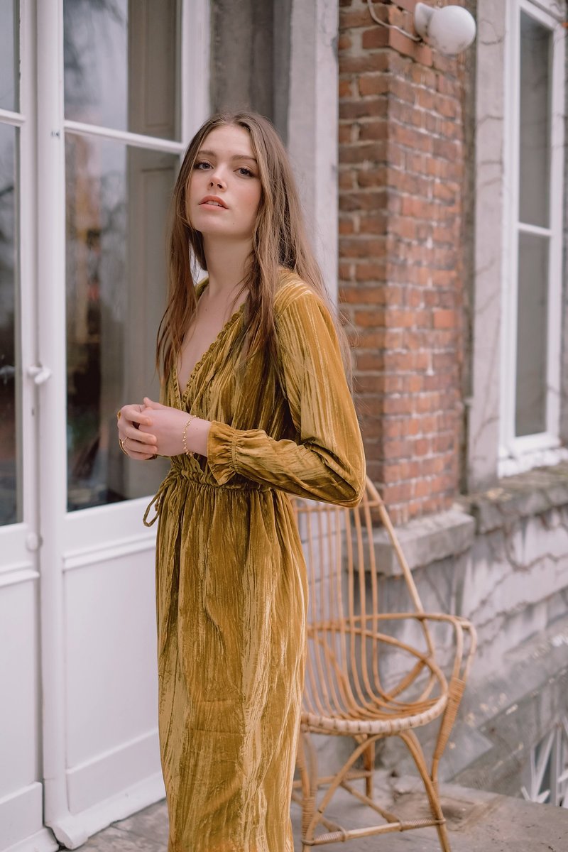 Louise Misha Babouchka Dress - Honey | Garmentory