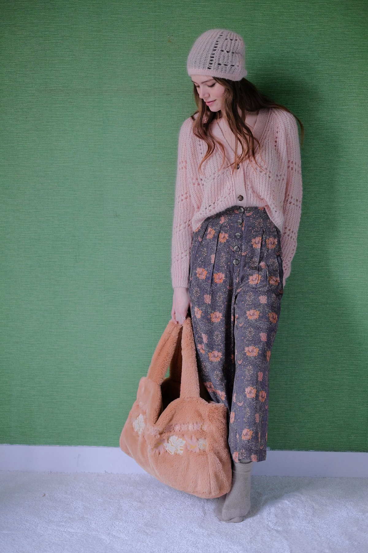 LOUISE MISHA GILET TESSA CARDIGAN - BLUSH - Image 4 of 6