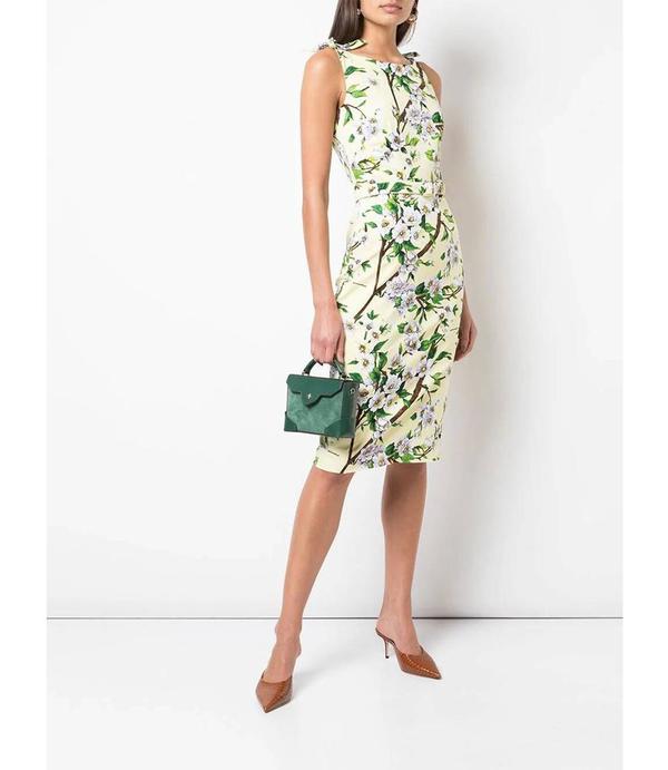 rose monroe green dress Samantha Sung Wood Print - Soft Yellow Quinceañera gown