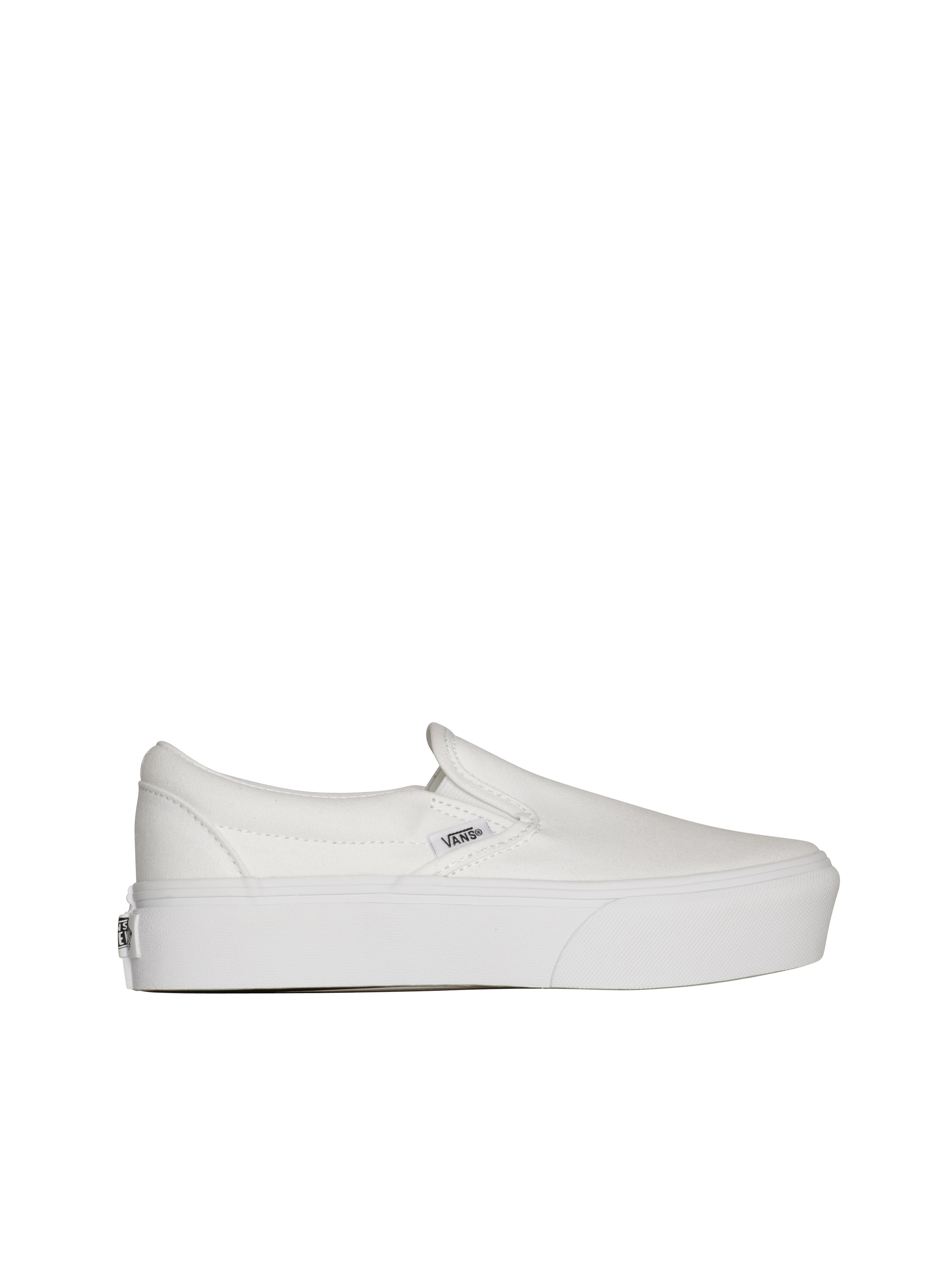 vans true white classic slip on
