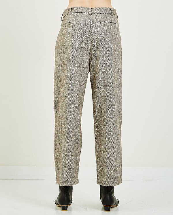 HIDDEN FOREST MARKET HERRINGBONE PANT - BROWN HIDDEN FOREST MARKET HERRINGBONE PANT - BROWN