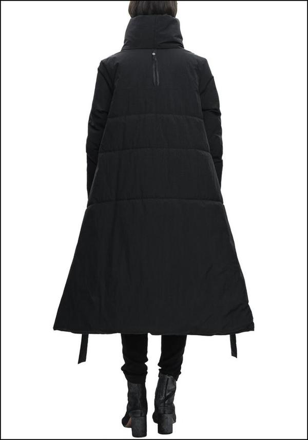 a line puffer jacket