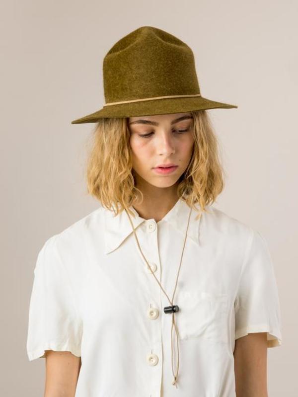 Brookes Boswell Hare Felt Ranger Hat - Bronze | Garmentory display picture 1