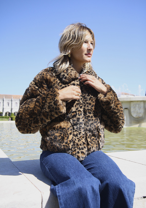 Yuka Paris Venise Faux Fur Jacket - Leopard Print Yuka Paris Venise Faux Fur Jacket - Leopard Print