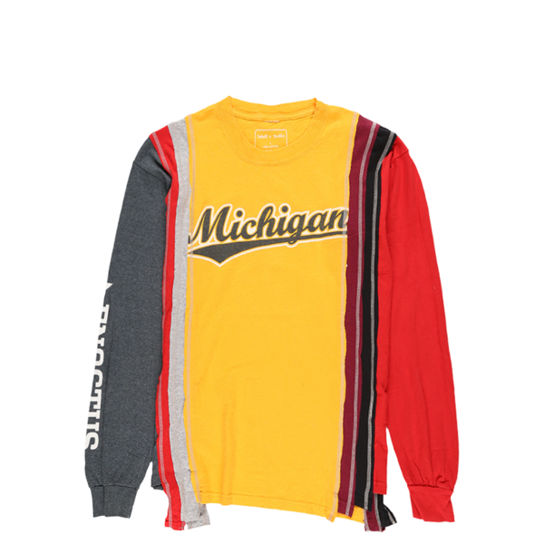 Needles 7 Cuts Long Sleeve T-Shirt - Yellow/Assorted | Garmentory