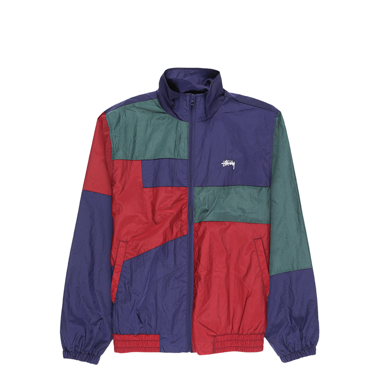 Stussy Panel Track Jacket - Navy | Garmentory