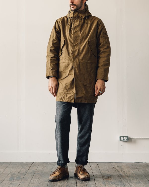 か*様 UNIVERSALPRODUCTS WAXEDMOUNTAINPARKA Universal Works Waxed Cotton Parka - Mustard | Garmentory