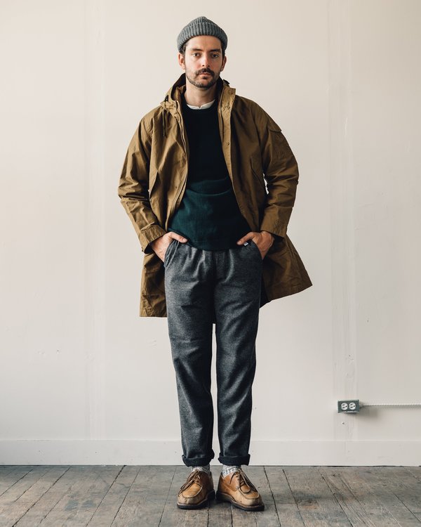 Universal Works Waxed Cotton Parka - Mustard | Garmentory