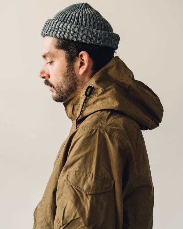 Universal Works Waxed Cotton Parka - Mustard | Garmentory