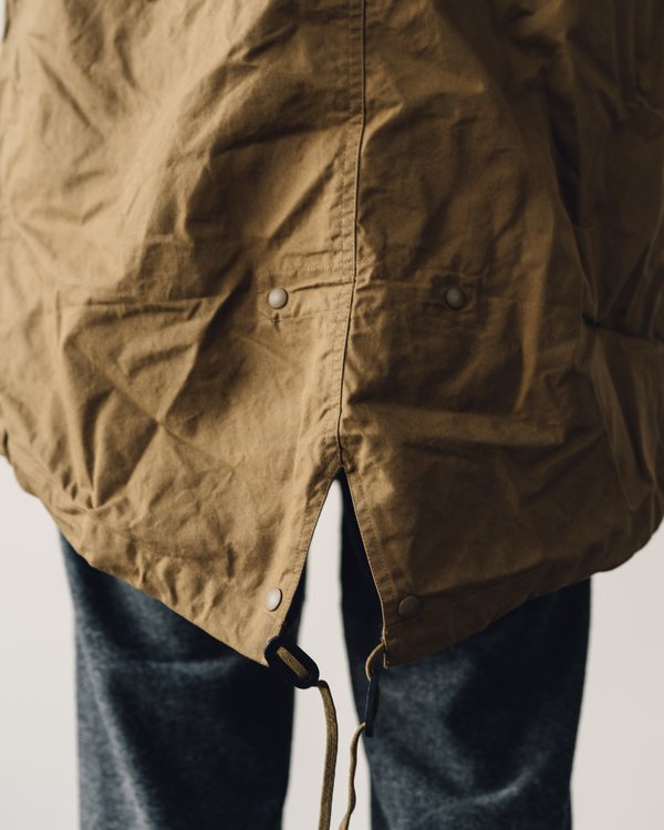 Universal Works Waxed Cotton Parka - Mustard | Garmentory