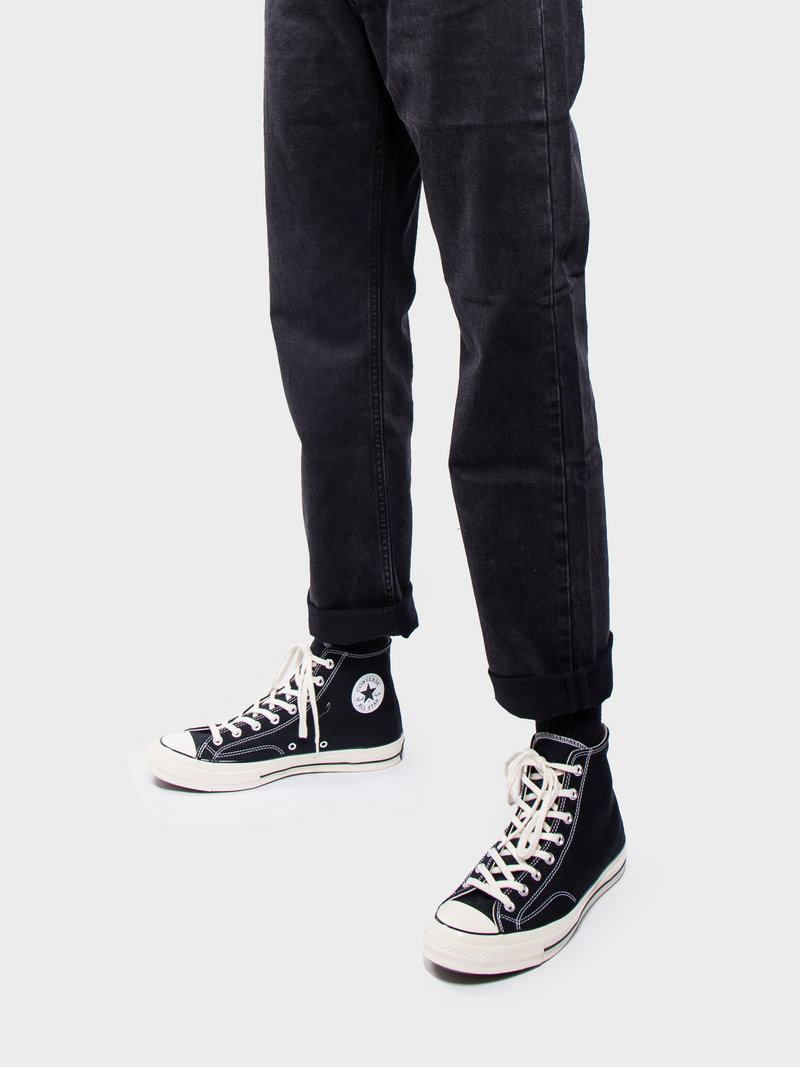 Séfr Straight Cut Denim - Rinsed Black | Garmentory