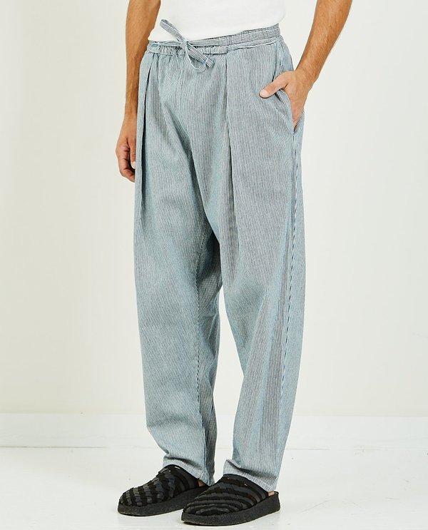 Prospective Flow Karusan Pant - Navy Stripe | Garmentory