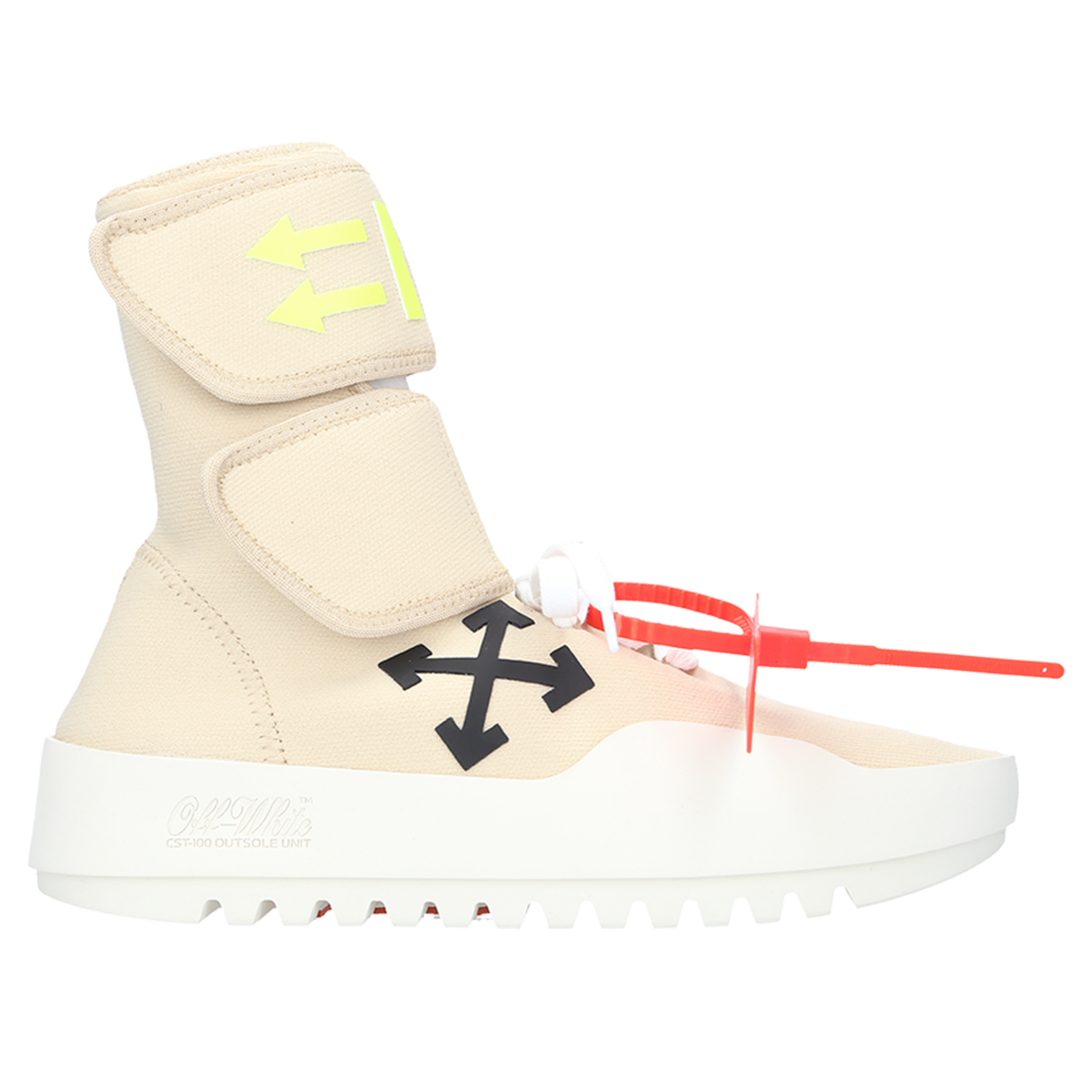 Off-White Moto Wrap Sneaker - cream | Garmentory