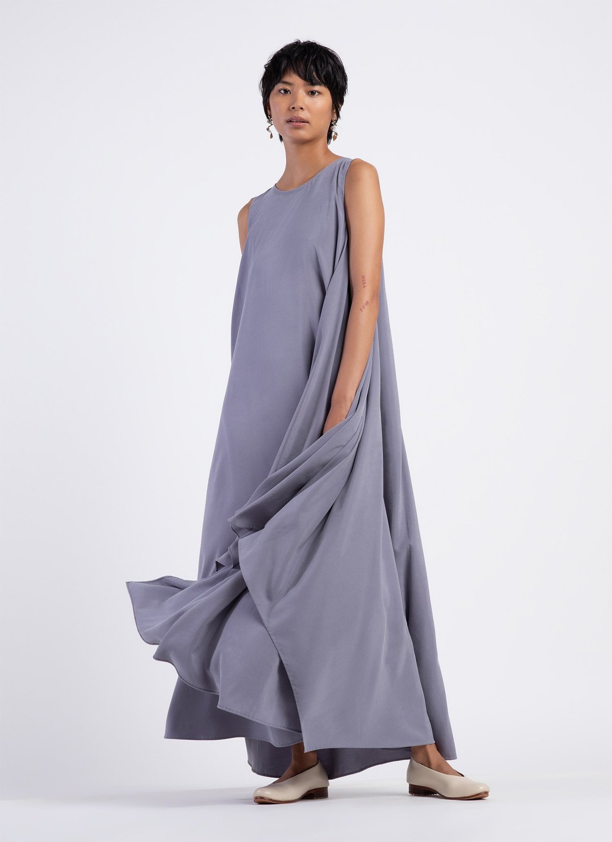 KAAREM Crassipes Tent Dress - Lilac