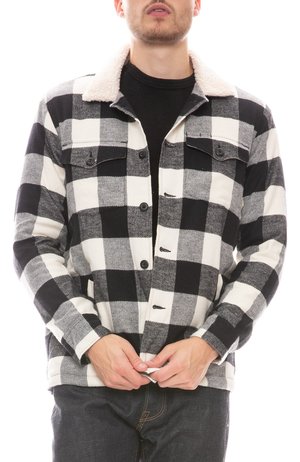 black and white check jacket mens