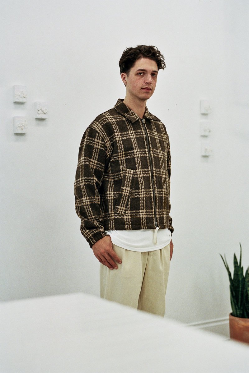 s.k. manor hill Hackney Jacket チェック